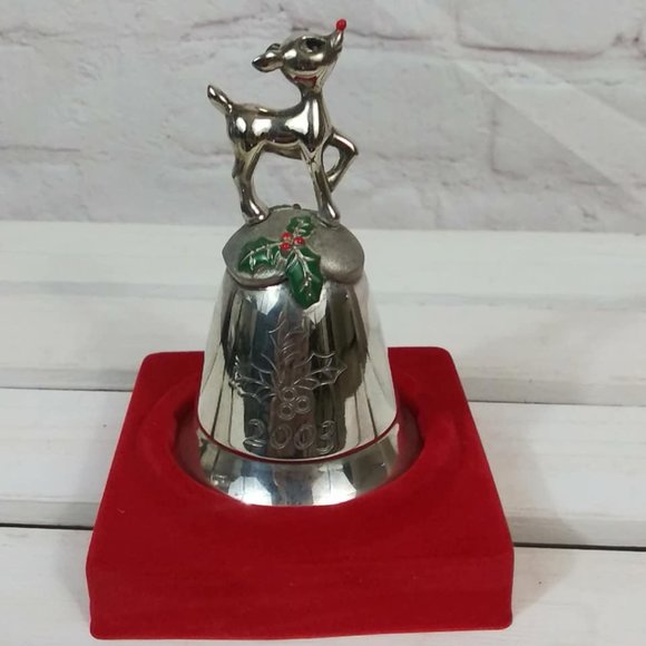 Lenox Rudolph Kirk Stieff Collection Musical Bell - Picture 2 of 6